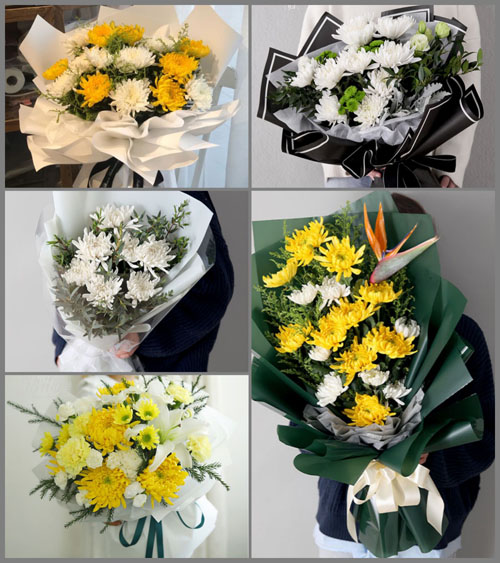 江苏南通通州区十总镇白事花束代送